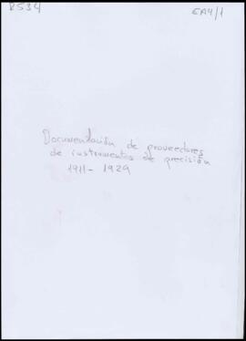 Documentación de proveedores de instrumentos de precisión