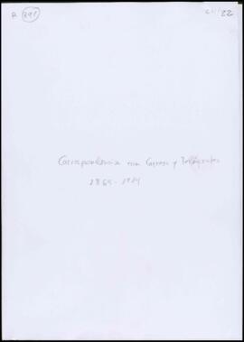Correspondencia con Correos y Telégrafos