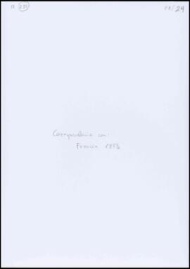 Correspondencia con Francia